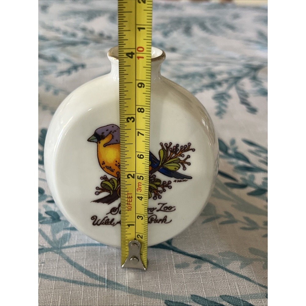Vintage San Diego Zoo Wild Animal Park  California‎ Souvenir Vase Jar  Butterfly - Picture 8 of 9